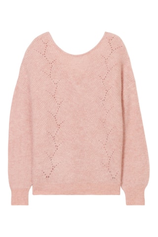 Jersey de lana y mohair  - Rosa