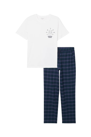 Pijama de algodón orgánico  - Verde