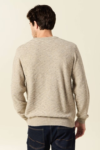 Jersey de lana  - Beige