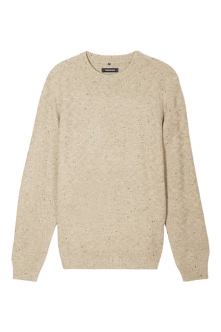 Jersey de lana  - Beige