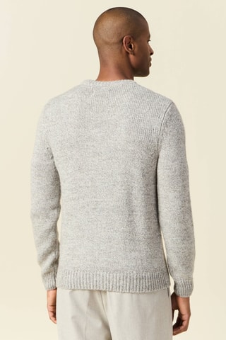 Jersey de lana y alpaca  - Gris