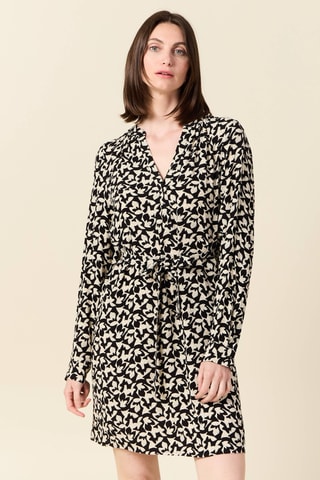 Vestido recto  - Crudo