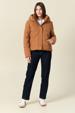 Doudoune à capuche  - Marron