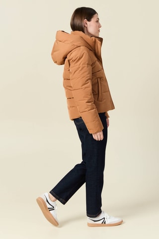 Doudoune à capuche  - Marron