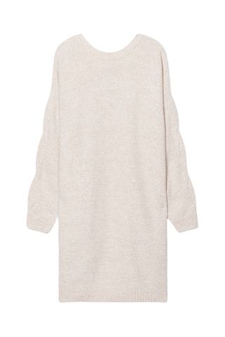 Vestido jersey  - Crudo