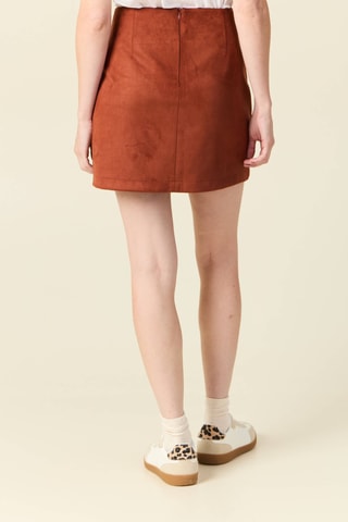 Falda cruzada  - Marrón
