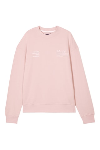 Sudadera de algodón orgánico  - Rosa