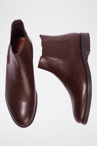 Botines de piel  - Marrón