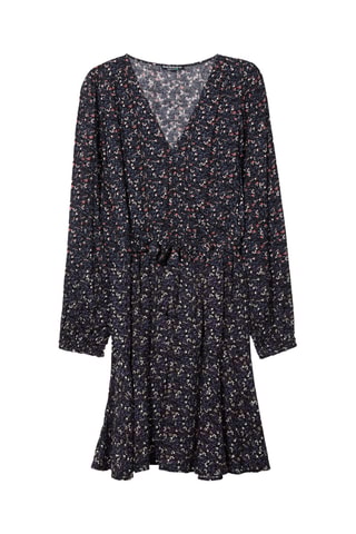 Vestido trapecio  - Negro