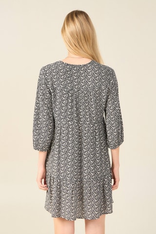 Vestido evasé  - Negro