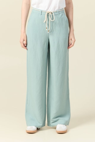 Pantalón de lino  - Verde