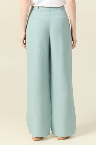 Pantalón de lino  - Verde