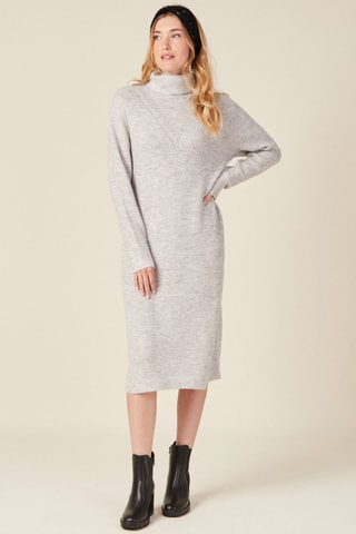 Vestido jersey  - Gris