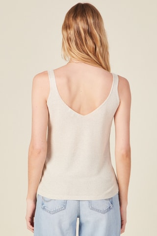 Camiseta de tirantes  - Crudo