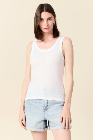 Camiseta de tirantes  - Blanco