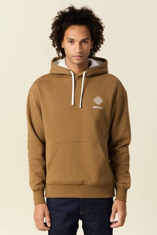 Sudadera con capucha  - Beige