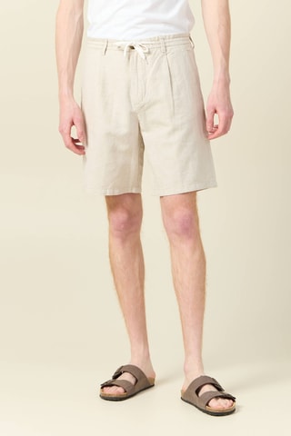 Short de lino  - Beige