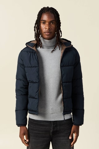 Anorak con capucha  - Azul marino