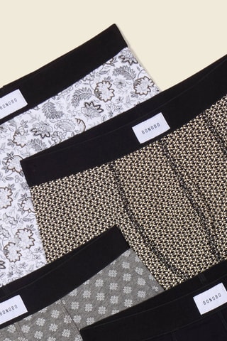 4 bóxers de algodón orgánico  - Violeta