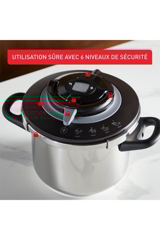 Cocotte-minute en acier inoxydable Clipso+ Chef - 8 l