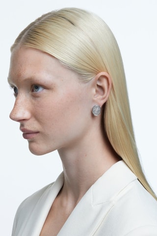 Pendientes con cristales Swarovski Signum - Plateado