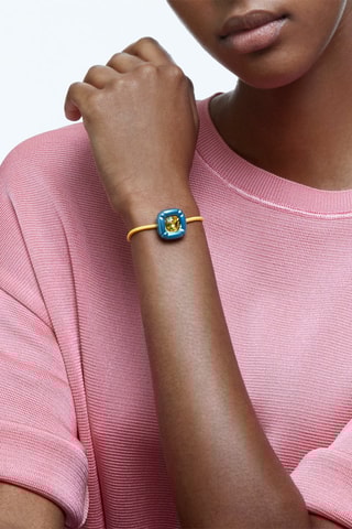 Pulsera con cristales Swarovski Dulcis - Amarillo y azul