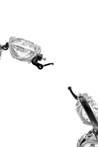 Pulsera con cristales Swarovski Harmonia - Blanco y negro