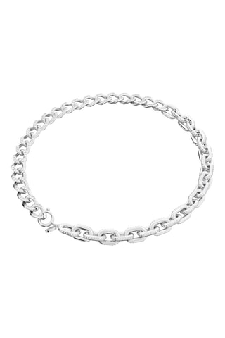 Collar con cristales Swarovski Dextera - Blanco