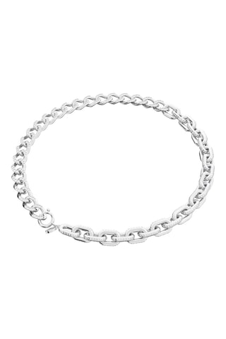 Collar con cristales Swarovski Dextera - Blanco