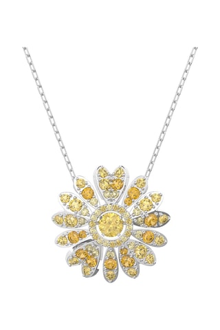 Colgante con cristales Swarovski Eternal Flower - Amarillo y naranja