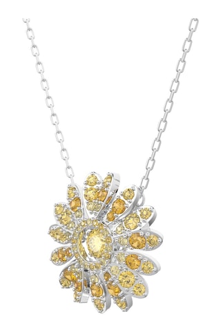 Colgante con cristales Swarovski Eternal Flower - Amarillo y naranja