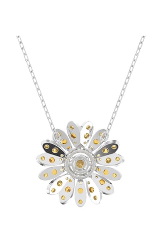 Colgante con cristales Swarovski Eternal Flower - Amarillo y naranja