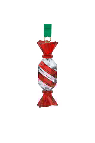 Adorno con cristales Swarovski - 5,4 x 1,4 x 1,6 cm - Dorado