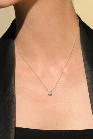 Ketting Impérial - Witgoud en Diamanten