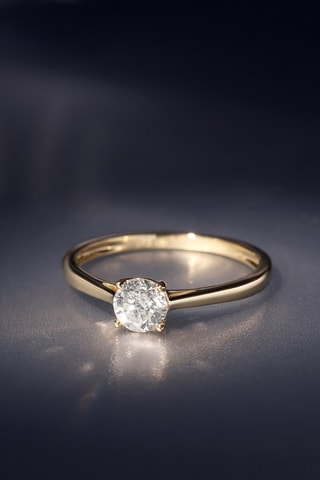 Verlovingsring Impérial - Geelgoud en Diamant