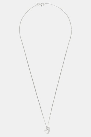 Hanger Two Hearts - Witgoud en Diamant