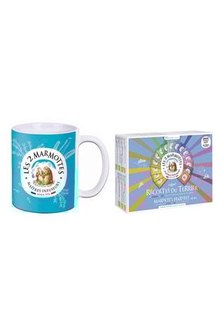 Coffret thés et infusions Récoltes du Terrier et Mug en céramique