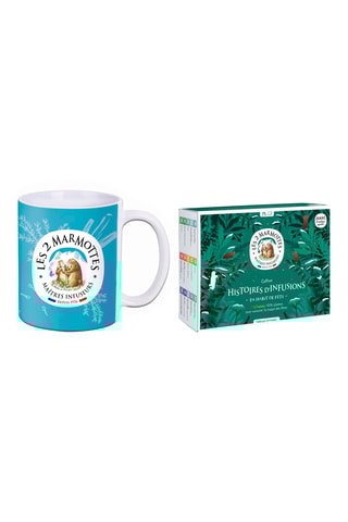Coffret Histoires d'Infusions et Mug en céramique