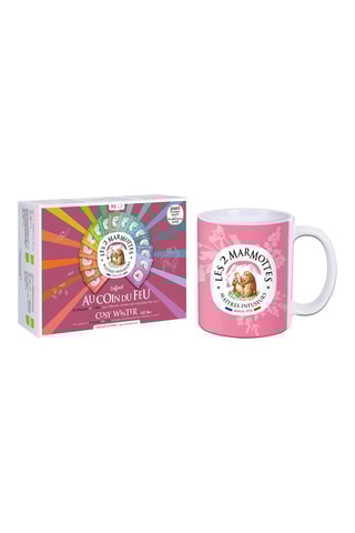 Coffret Au Coin du Feu et Mug en céramique Mêlée de Fruits