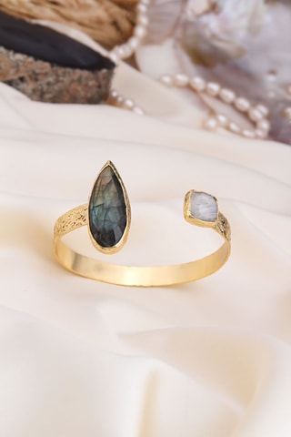 Bague - Labradorite et pierre de lune