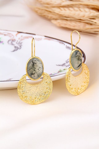 Boucles d'oreilles Phrénites