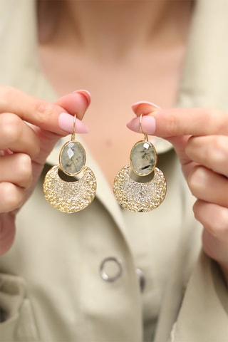 Boucles d'oreilles Phrénites