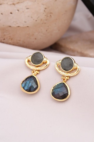 Boucles d’oreilles - Labradorites