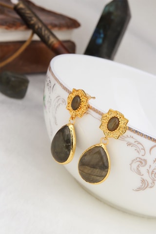 Boucles d'oreilles - Labradorites