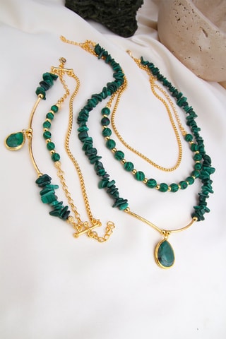 Parure - Malachites
