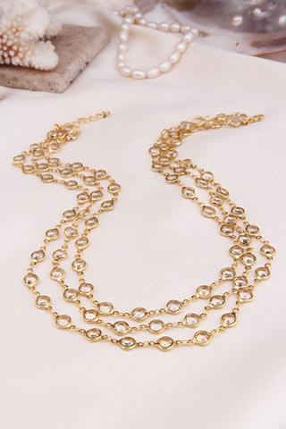 Collier 3 rangs - Blanc