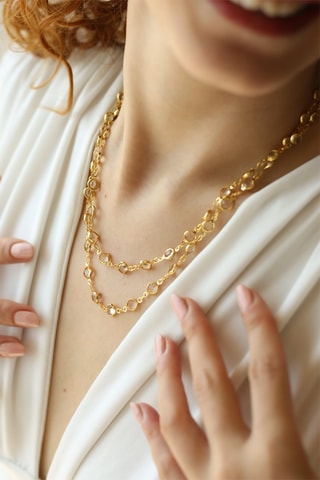 Collier 2 rangs - Transparent