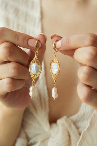 Boucles d’oreilles - Perles fines