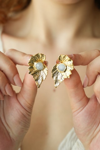 Boucles d’oreilles - Pierres de lune