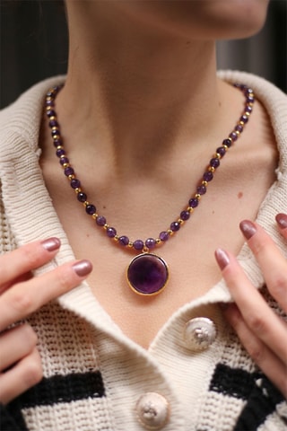 Collier - Améthystes